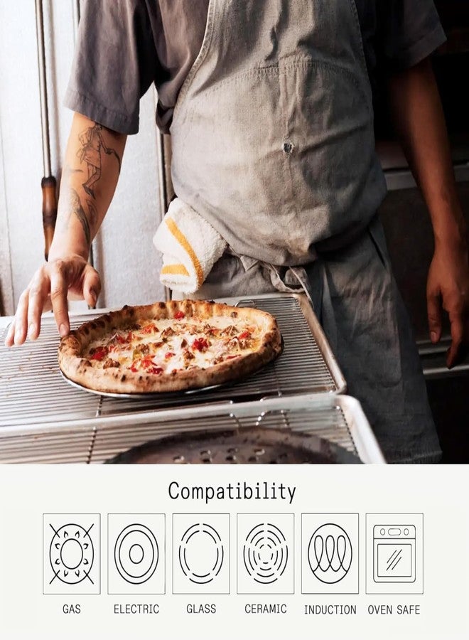 Madein Made In Cookware | Seasoned 12" Carbon Pizza Steel | Professional Cookware | Crafted in Sweden | Induction Compatible - Image 4