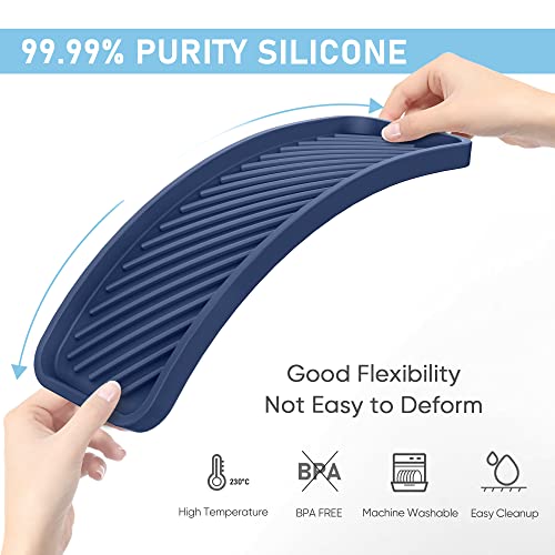 EG-SIPRO Silicone Sink Organizer Tray, 2-Pack, SASA Color, Unisex - Image 3
