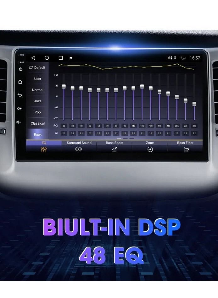 RAYMOS - Hyundai Santa Fe 2012 To 2017 Android Screen 4GB RAM Support Apple Carplay Android Auto Wireless QLED Touch Screen DSP AHD Camera Included SIM Card Support Bluetooth - Image 1