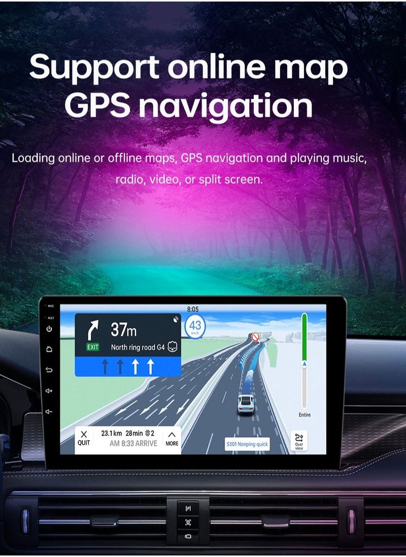 RAYMOS - Hyundai Santa Fe 2012 To 2017 Android Screen 4GB RAM Support Apple Carplay Android Auto Wireless QLED Touch Screen DSP AHD Camera Included SIM Card Support Bluetooth - Image 1
