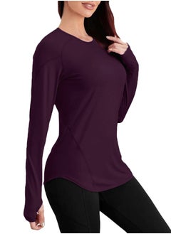 Nileton Sport top curved Hem long sleeves - Sport T-shirt Crew Neck  - Image 1