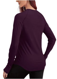 Nileton Sport top curved Hem long sleeves - Sport T-shirt Crew Neck  - Image 2
