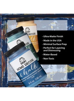 FolkArt Folkart Home Decor Chalk Furniture And Craft Acrylic Paint In Assorted Colors  8 Ounce  Grotto  - Image 3
