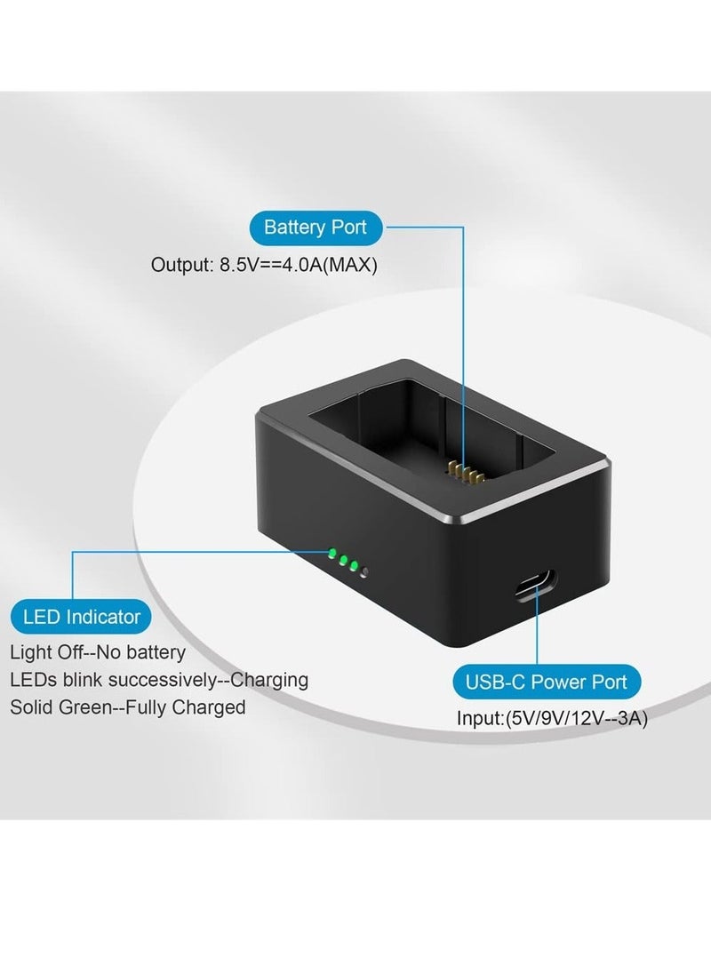 Y&D - Battery Charger for DJI Mavic Mini 3 Pro, USB Charging Hub with Two Cables, Support QC3.0 PD Fast Charging, Accessories - Image 1