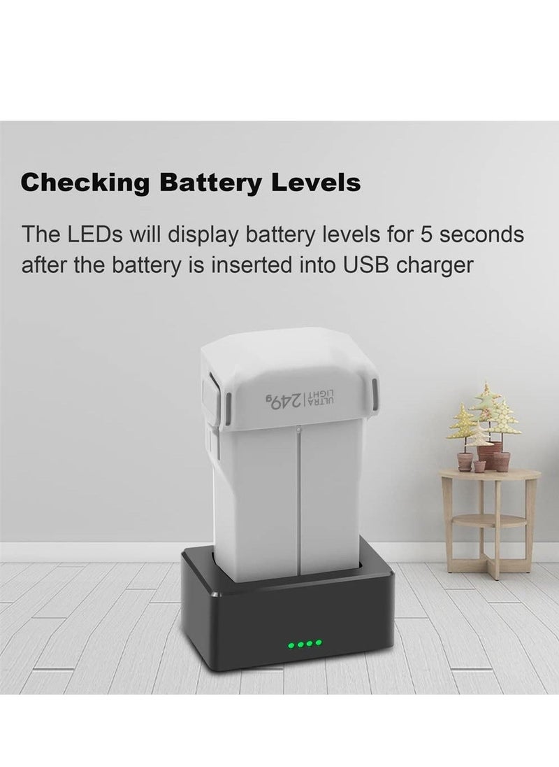 Y&D - Battery Charger for DJI Mavic Mini 3 Pro, USB Charging Hub with Two Cables, Support QC3.0 PD Fast Charging, Accessories - Image 1