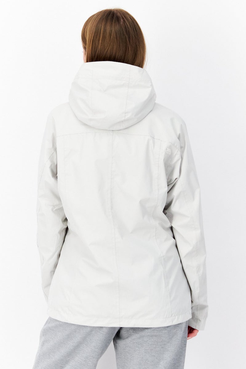 Trespass Women Plain Hooded Jacket, Grey  - Image 4