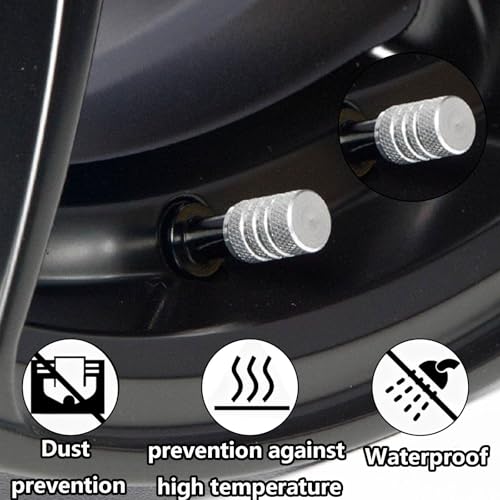 Zytiqt 16 Pack Car Tyre Valve Caps, Durable Valve Stem Caps for Car, Aluminum Alloy Tire Valve Cap Set for Car Truck Motorcycle SUV and Bike, Includes Gold, Blue, Silver, Black Colors - Image 5