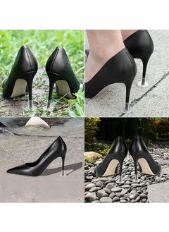 Excefore 15 Pairs Heel Protectors for Shoes Stiletto High Heel Protectors, Savers Stoppers Covers Perfect for Weddings, Races, Formal Occasions - Protecting from Grass, Gravel, Bricks & Cracks  - Image 5