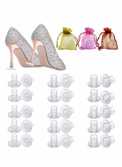 Excefore 15 Pairs Heel Protectors for Shoes Stiletto High Heel Protectors, Savers Stoppers Covers Perfect for Weddings, Races, Formal Occasions - Protecting from Grass, Gravel, Bricks & Cracks  - Image 1