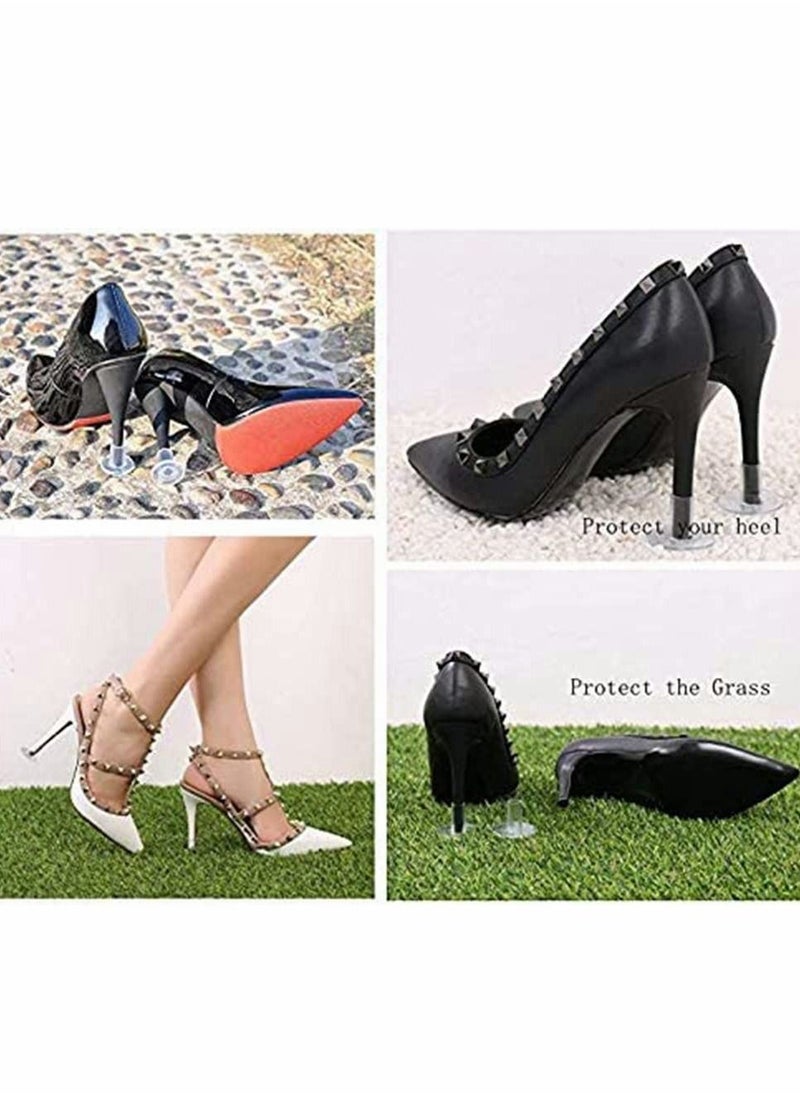 Excefore - 15 Pairs Heel Protectors for Shoes Stiletto High Heel Protectors, Savers Stoppers Covers Perfect for Weddings, Races, Formal Occasions - Protecting from Grass, Gravel, Bricks & Cracks - Image 1