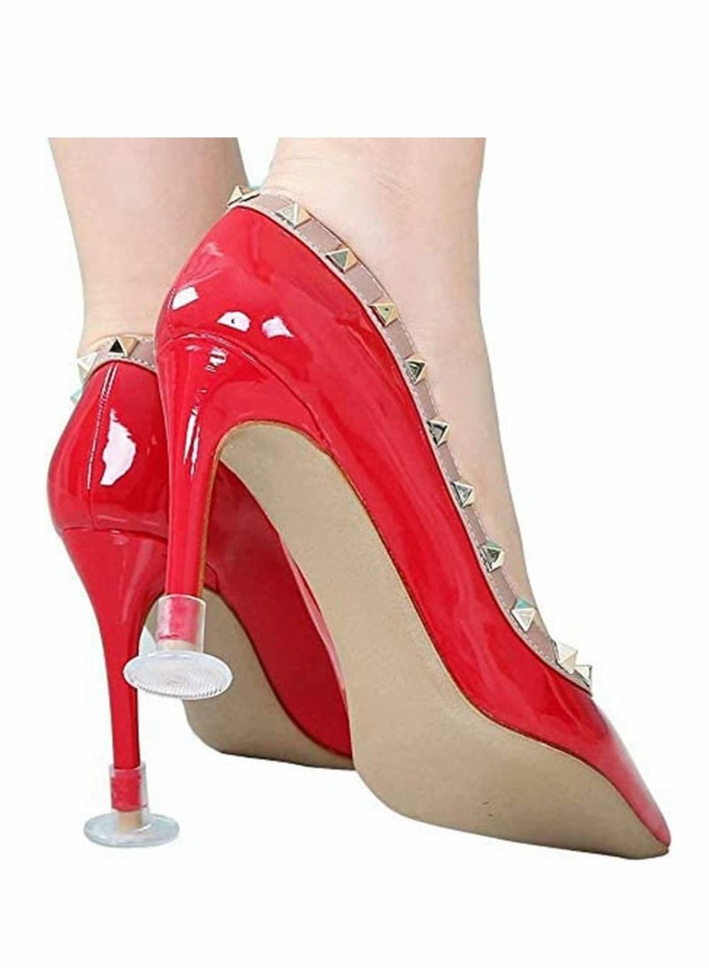 Excefore - 15 Pairs Heel Protectors for Shoes Stiletto High Heel Protectors, Savers Stoppers Covers Perfect for Weddings, Races, Formal Occasions - Protecting from Grass, Gravel, Bricks & Cracks - Image 1