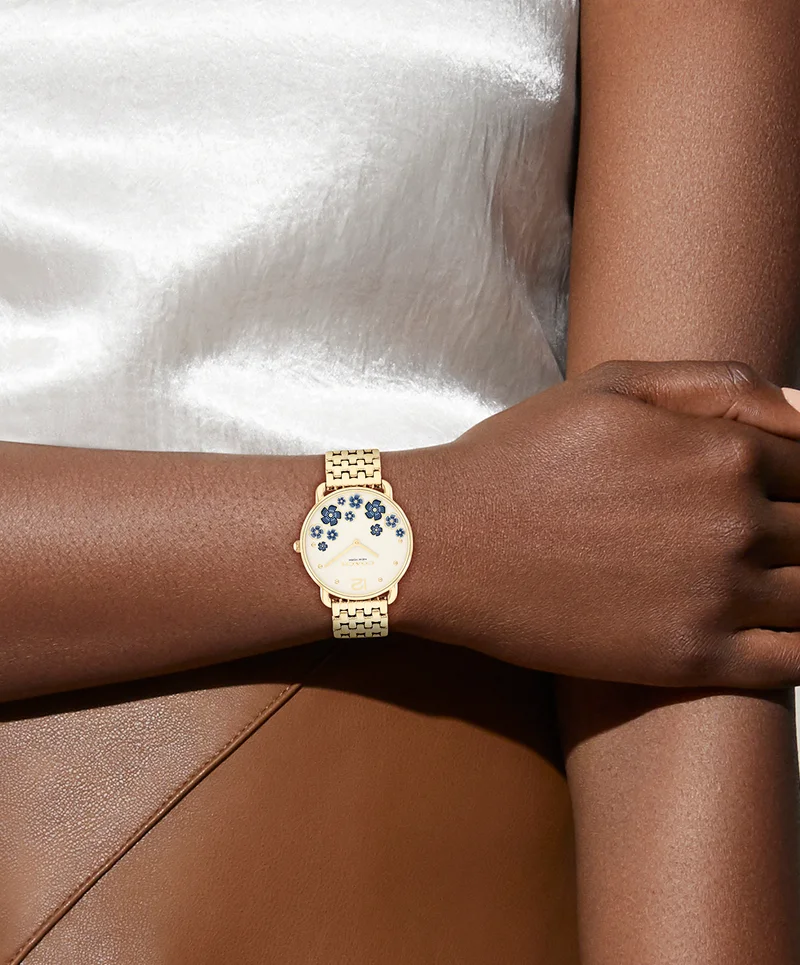 COACH Elliot Steel Strap Analog Watch