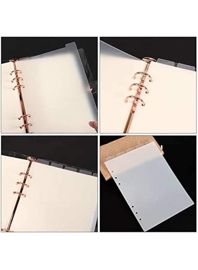 Arabest A5 Plastic Folder Divider Tabs with Removable Adhesive for Professional Binders and Planner Inserts  - Image 5