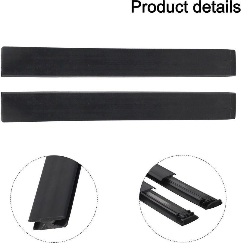Roof Exterior Trim Drip Molding Front Pair for Buick for ENCORE 2013-2021 for CHEVY for TRAX 2015-2021 for OPEL for MOKKA 2015-2021 Black ABS Plastic OE 42577928 42577929 Direct Fit - Image 3