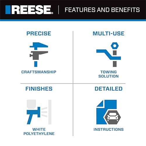 REESE Towpower 83002 لوحة تشحيم العجلة الخامسة، 10 بوصة دائرية، 3/16 بوصة سمك، تقضي على الحاجة للشحم - Image 5