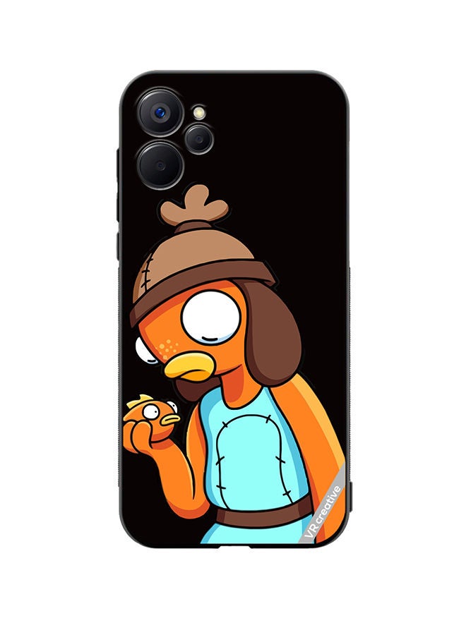 VR CREATIVE Protective Case Cover For Realme 9i 5G Funny Fishstick Design Multicolour - Image 1