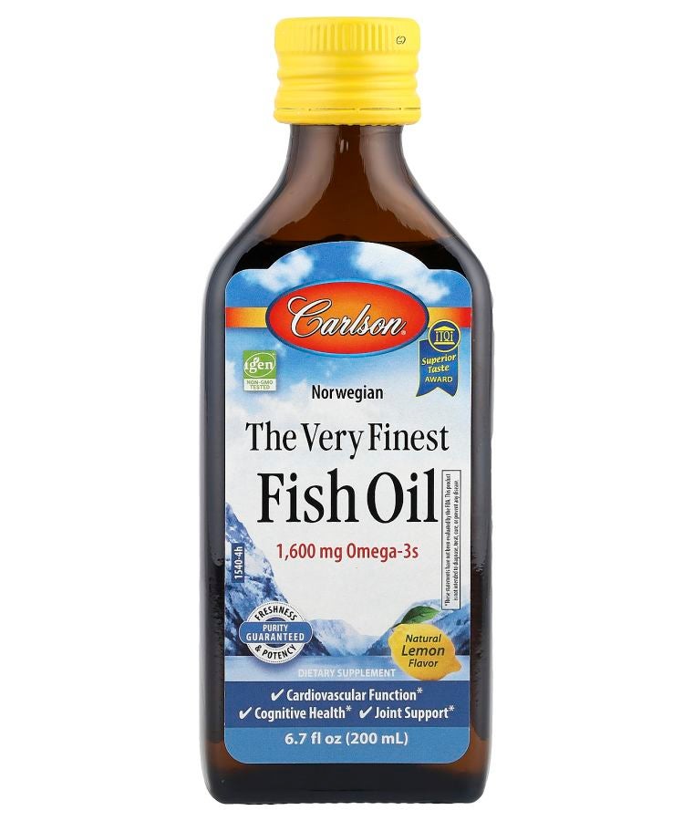Norwegian The Very Finest Fish Oil Natural Lemon 6.7 fl oz (200 ml)