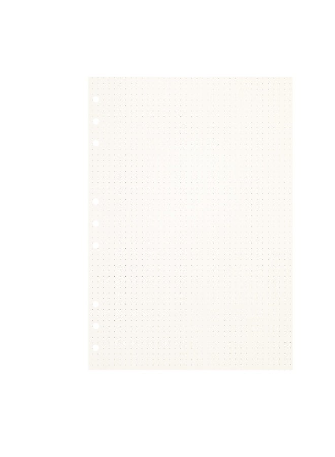 Zelten 2 Pack B5 90 Sheets/180 Pages Dotted Loose Leaf Punched Paper Refills Paper for 9 Hole Binder Personal Organizer Diary Notebook Refillable Planner - Image 2