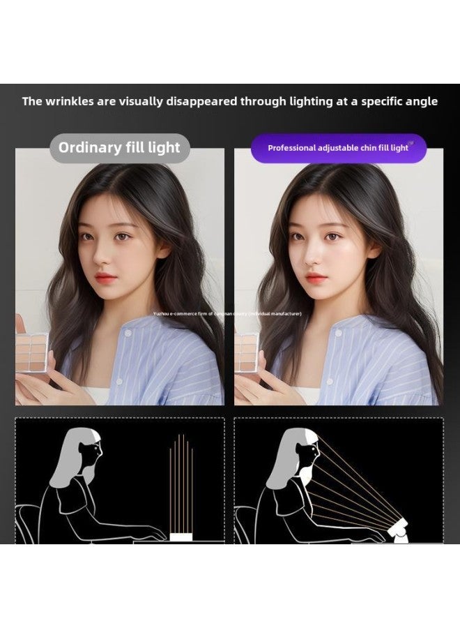 Desktop Live Chin Lights Professional Neck Pattern Neck Lights Special For Anchor Face Beauty Lights Lights-Specifications:Plug-in Model  + Fast Charging Head  - Image 4