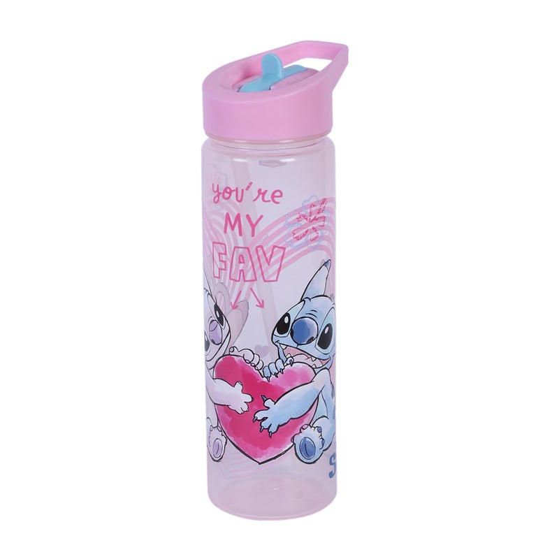 Gluman Water Bottle for Kids | Disney Stitch Patrol Ninos 700 ml Sipper Bottle with Flip-Top Closure | Kids Sipper School Water Bottle | Picnic Bottle | Food Grade | School Bottle for Boys | Leakproof - Image 5
