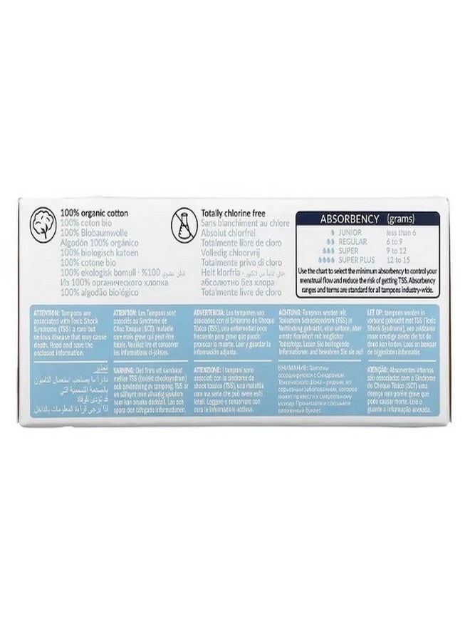 NATRACARE Organic Cotton Tampons Regular Normal 20 Tampons - Image 2