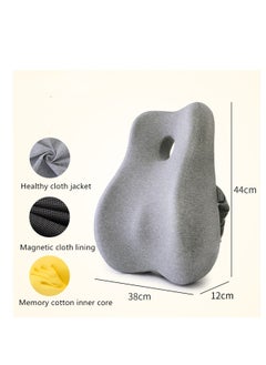 Generic Cushion Office Lumbar Cushion Sedentary Waist Support Pregnancy Waist Pillow Lumbar Cushion Seat Memory Foam Cushion  - Image 2