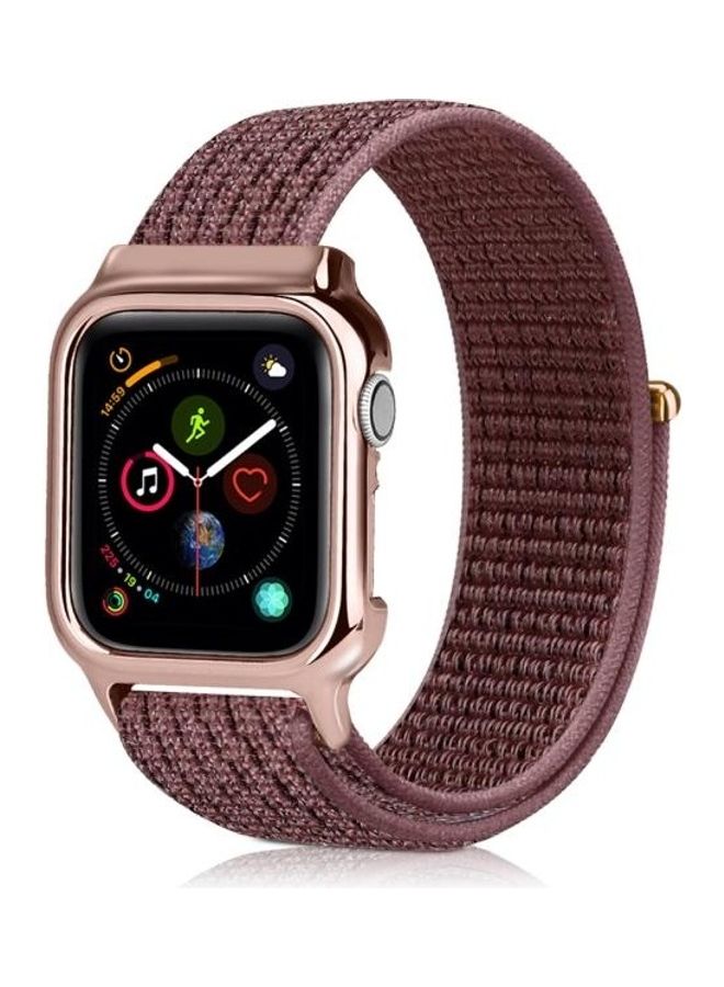 Replacement Watch Band For Apple Series 5 u0026 4 40mm Brown - Image 1