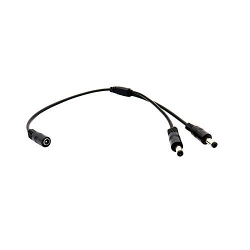 Electronicspices Electronic Spices DC Female To 2 Male dc y splitter cable Male Female Plug DC Power cable For CCTV Security - Multicolored - Image 2