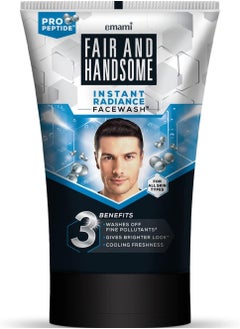 emami Fair and Handsome Instant Fairness Face Wash 100g by Emami 