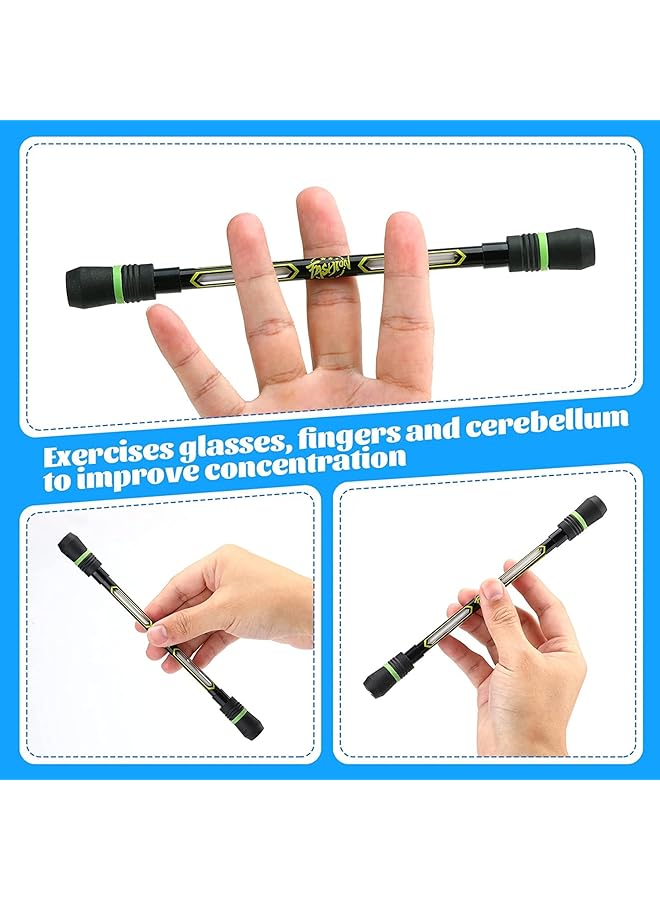 DMG TECH Spinning Pen 4Pcs Spinning Rotating Pen Rolling Finger Rotating Pen Fidget Pens Anti Slip Coating Spinning Rotating Pen Decompression Gel Pens For Kids Adults  - Image 3