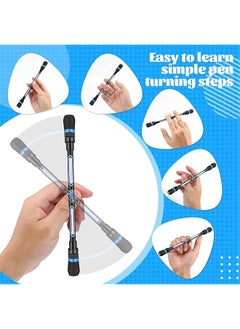 DMG TECH Spinning Pen 4Pcs Spinning Rotating Pen Rolling Finger Rotating Pen Fidget Pens Anti Slip Coating Spinning Rotating Pen Decompression Gel Pens For Kids Adults  - Image 5