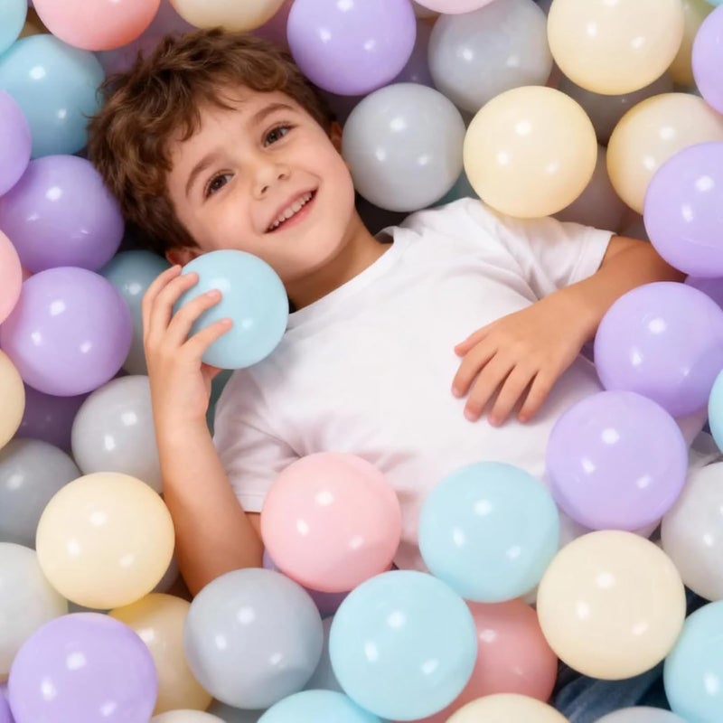 GOGOSO Colorful Ball Pit Balls for Toddlers - 100 Pack of Non-Toxic Plastic Balls - Image 4