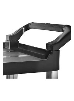 VINSTAR 3 Tier Large Utility Rolling Cart, Kitchen Service Trolley for Hospitality  (86×50×96cm )  - Image 3