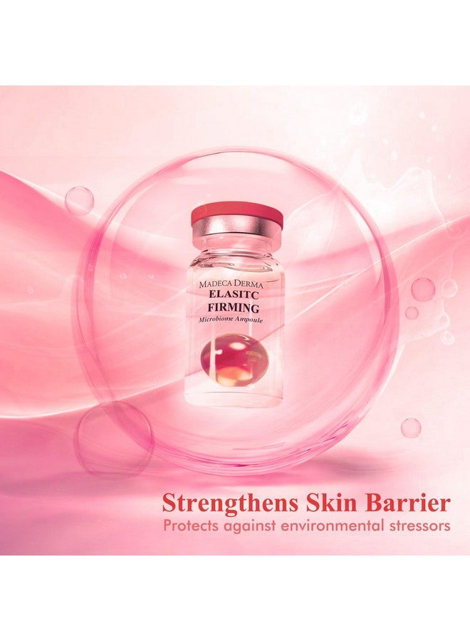 MADECA DERMA Elastic Firming Microbiome Ampoule - Hydrating Korean Skincare with Hyaluronic Acid, Collagen & Peptides for Firmness, Elasticity, Fine Line Reduction & Rejuvenation (0.23 fl oz x 5) - Image 4