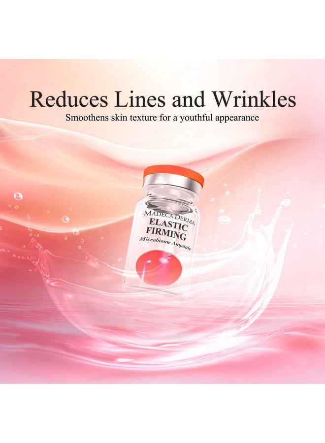 MADECA DERMA Elastic Firming Microbiome Ampoule - Hydrating Korean Skincare with Hyaluronic Acid, Collagen & Peptides for Firmness, Elasticity, Fine Line Reduction & Rejuvenation (0.23 fl oz x 5) - Image 5