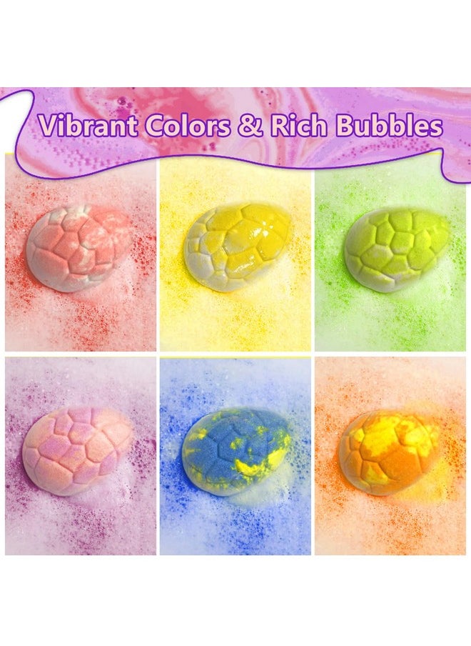 Lisotera - Bath Bombs For Kids With Surprise Inside, 20 Pack Kids Bath Bombs Gift Set, Dino Egg Bath Bomb Kit With 2Pcs Dinosaur Bath Toy For Boys Girls Birthday,Christmas, Mothers Day Gifts For Daughter Son - Image 1