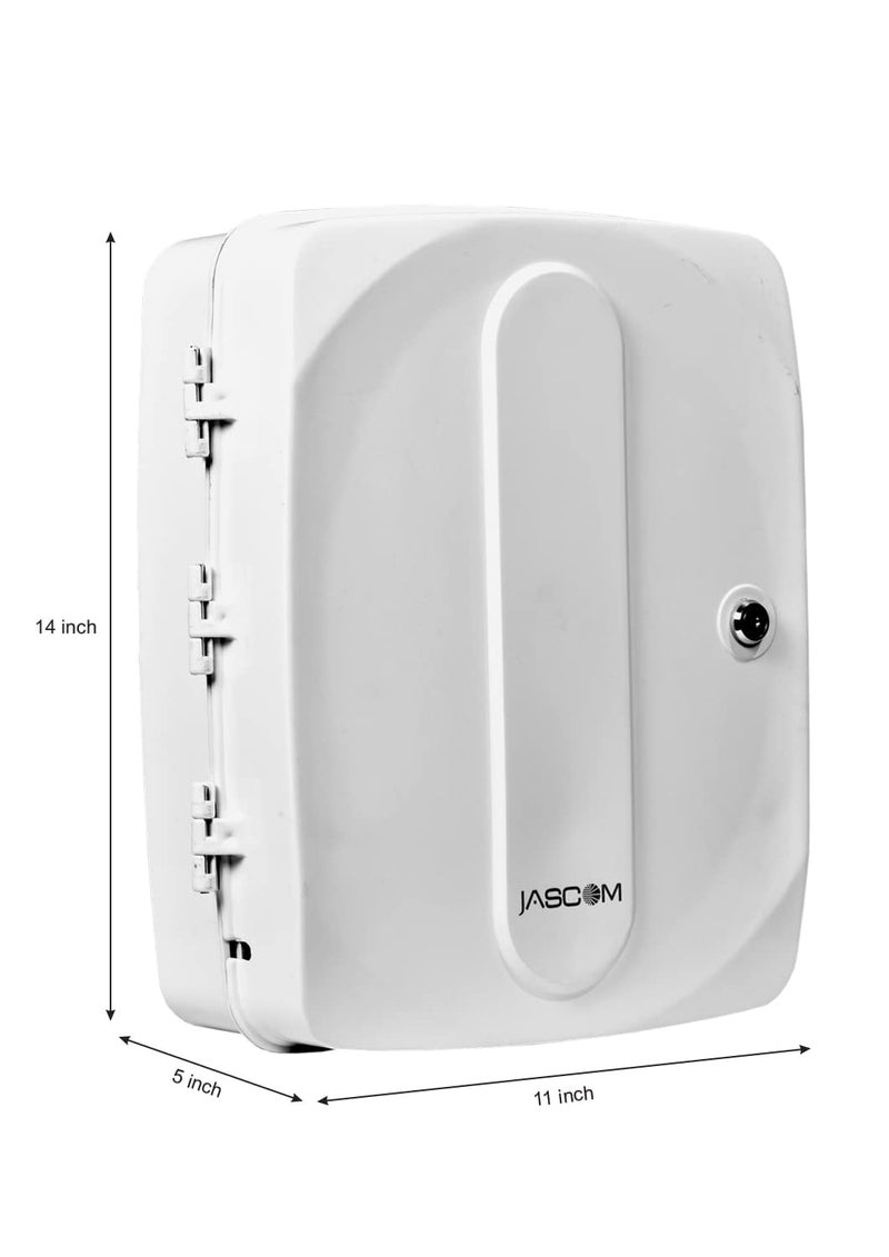 JASCOM DVR Rack Junction Box For 4CH8CH16CH DVR NVR PoE Switch IndoorOutdoor IP65 Rated Pack of 1 with ABS Plastic PVC Rubber Finish Includes Screws and Fasteners for Rack Mounting  - Image 2