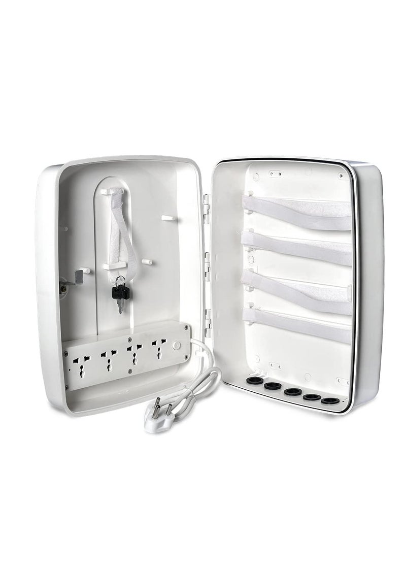JASCOM DVR Rack Junction Box For 4CH8CH16CH DVR NVR PoE Switch IndoorOutdoor IP65 Rated Pack of 1 with ABS Plastic PVC Rubber Finish Includes Screws and Fasteners for Rack Mounting  - Image 5