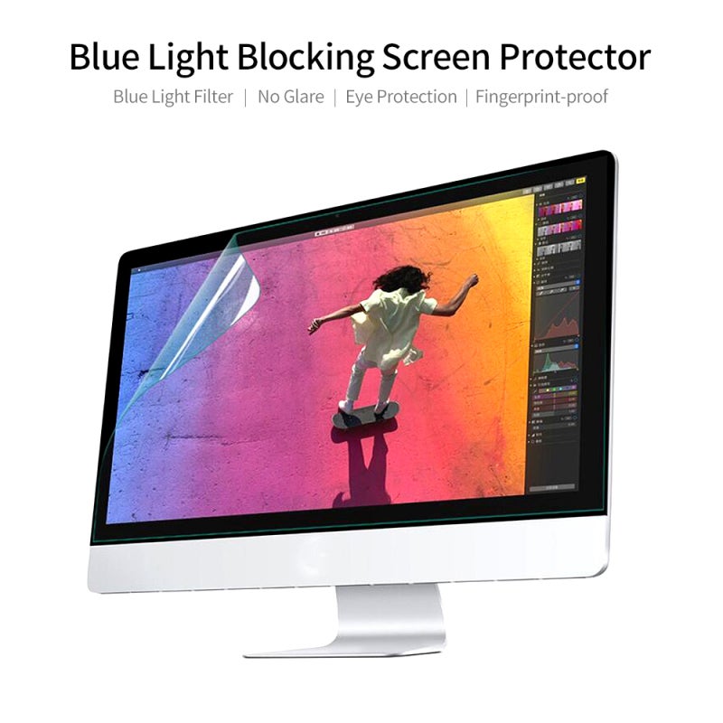 Blue Light Blocking Screen Protector 2 Sides Optional Installation Anti Glare Film for 23.8'' Monitor with 16:9 Aspect Ratio - Image 5