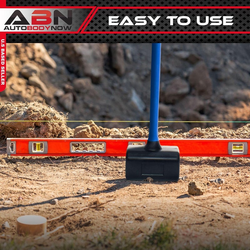 ABN 10 lb Rubber Mallet, 35in Dead Blow Hammer for Woodworking & Automotive - Image 3