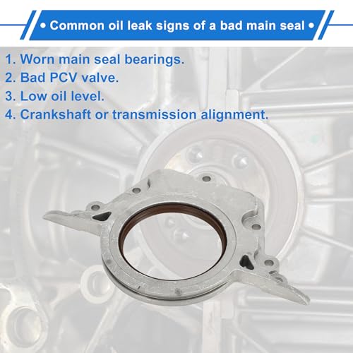 VekAuto 1 Pc Engine Crankshaft Oil Seal with Flange for Nissan Altima Pathfinder Rear Main Seal No.12296-JA10A - Image 3