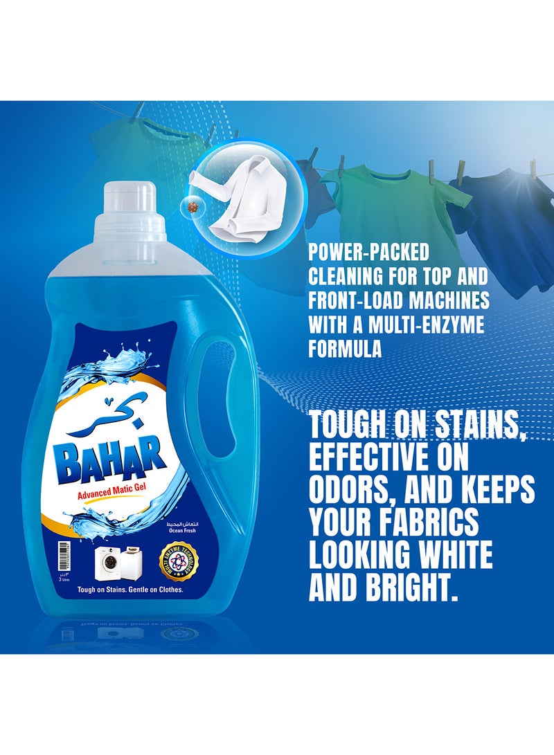 Bahar Liquid Detergent Matic Gel Advanced 3L - Image 2