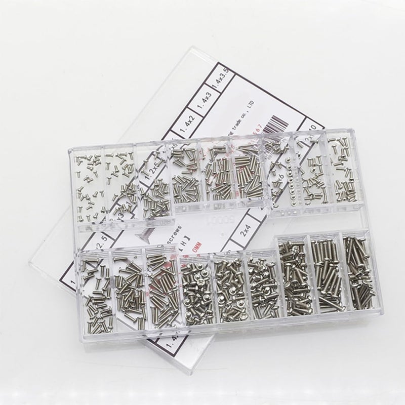 Miniature Screw Kit For Glasses Watches Electronics With Organized Storage Case - Image 4