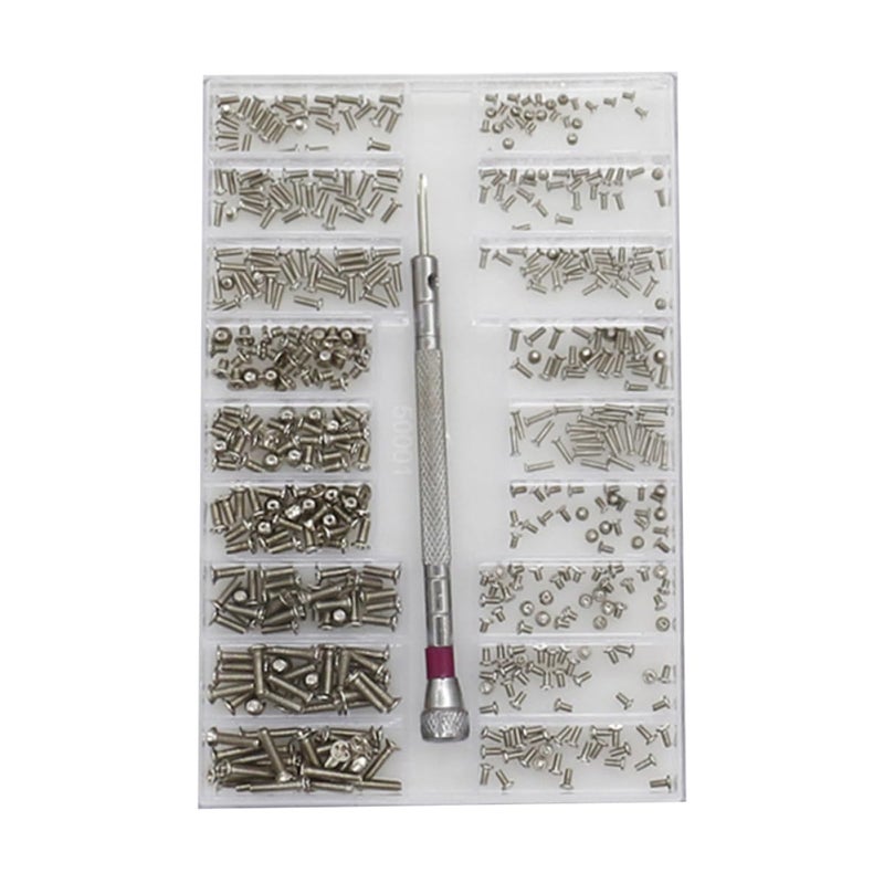 Miniature Screw Kit For Glasses Watches Electronics With Organized Storage Case - Image 2