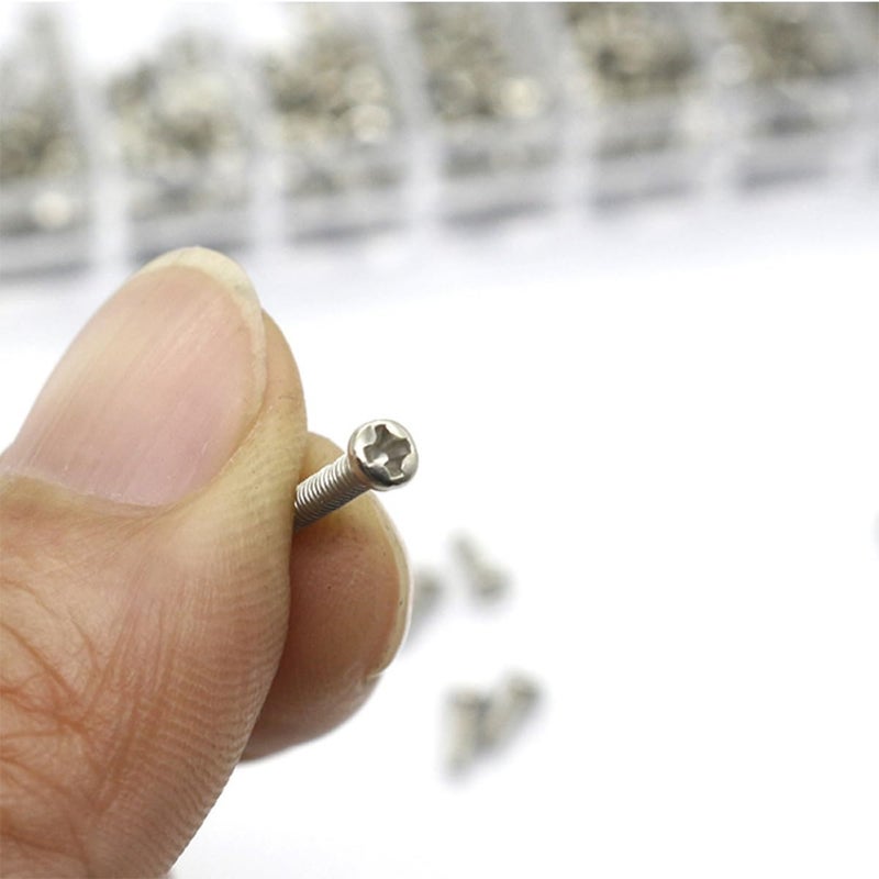 Miniature Screw Kit For Glasses Watches Electronics With Organized Storage Case - Image 3