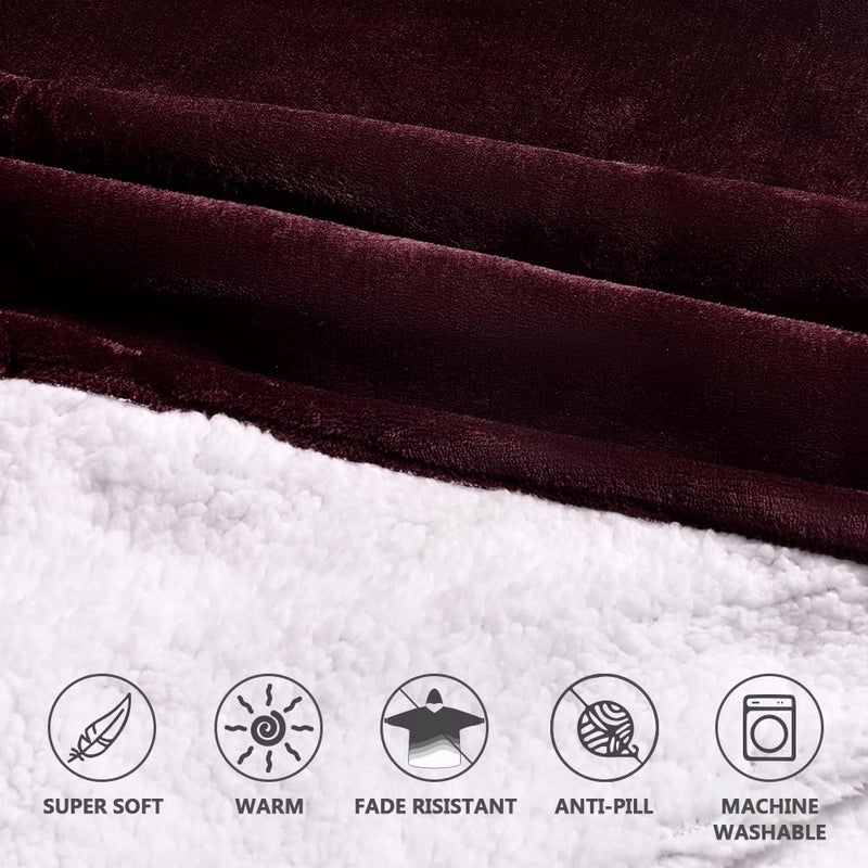 Krifey Wearable Blanket Hoodie  Oversized Sherpa Hooded as Birthday Gifts for Mom Women Girlfriend Men  Cozy Sweatshirt with Giant Pocket - Image 4