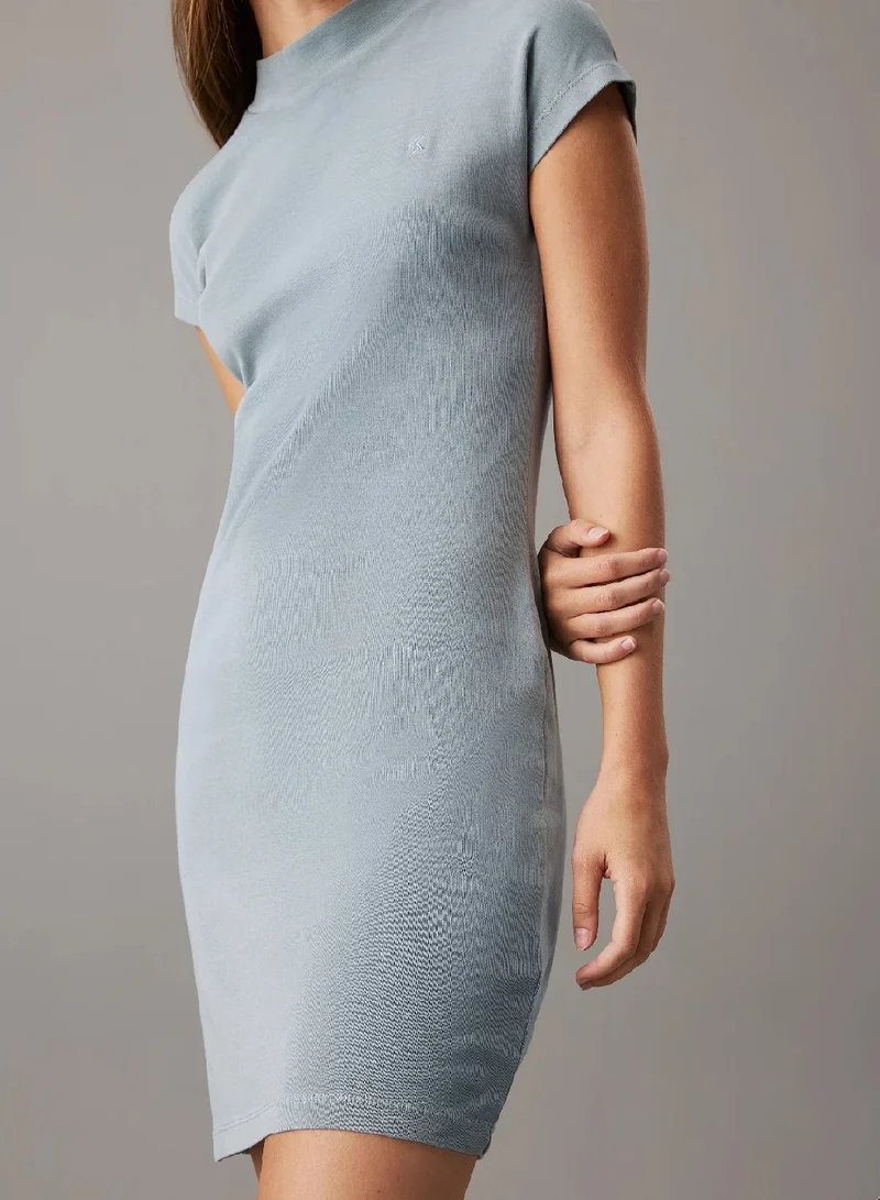 Calvin Klein Jeans  Cotton Jersey Cap Sleeve Dress for Women | Best Price UAE