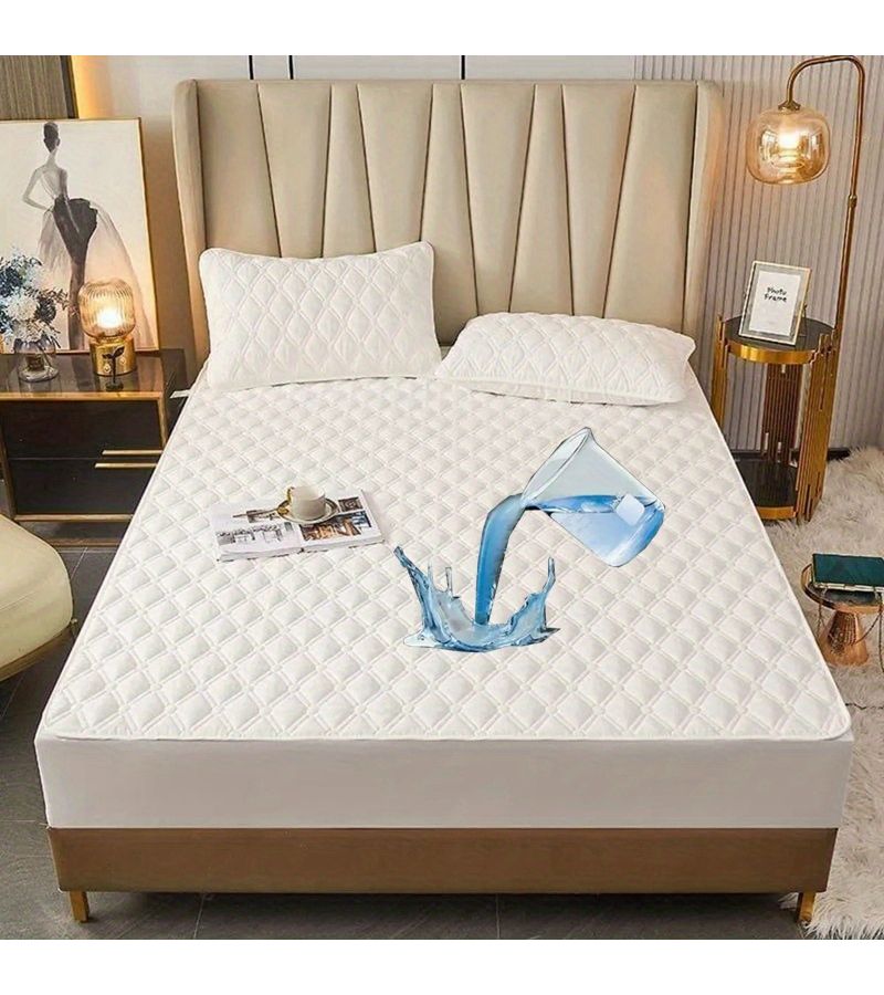 Fitted Sheet Mattress Protector Coffee Brown 70 87 Inch by 78 74 Inch All Season Soft Bed Sheet Deep Pocket Design Suitable for Bedroom Guest Room - Image 5
