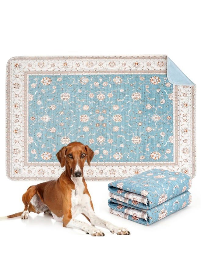 Deamoser Washable Pee Pads for Dogs 2 Pack Reusable Puppy Training Pads 26"x40" Super Absorbent Dog Pee Pad Waterproof Dog Training Pads, Non-Slip Potty Pads, Whelping Pads - Image 1