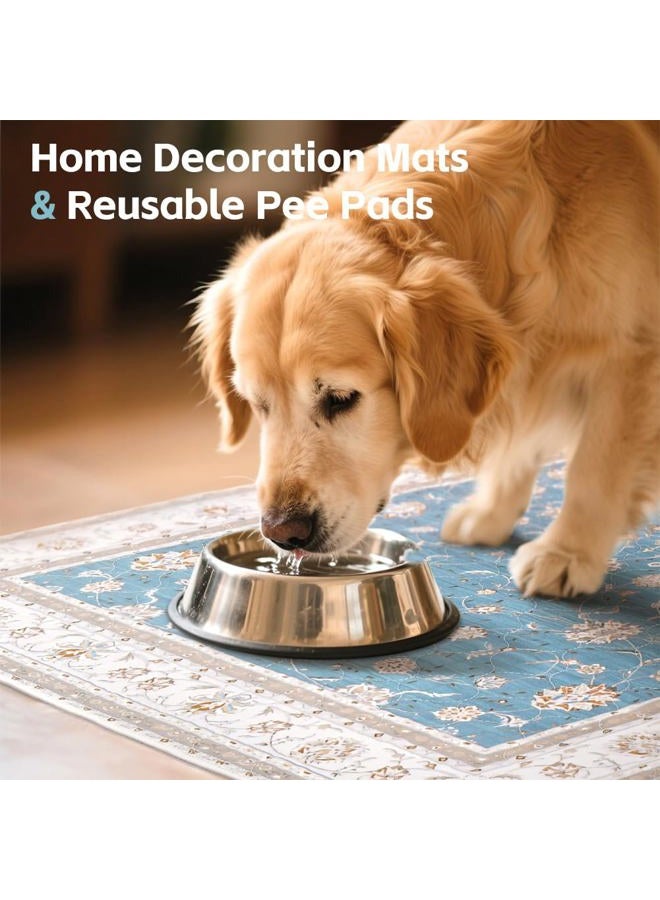 Deamoser Washable Pee Pads for Dogs 2 Pack Reusable Puppy Training Pads 26"x40" Super Absorbent Dog Pee Pad Waterproof Dog Training Pads, Non-Slip Potty Pads, Whelping Pads - Image 5
